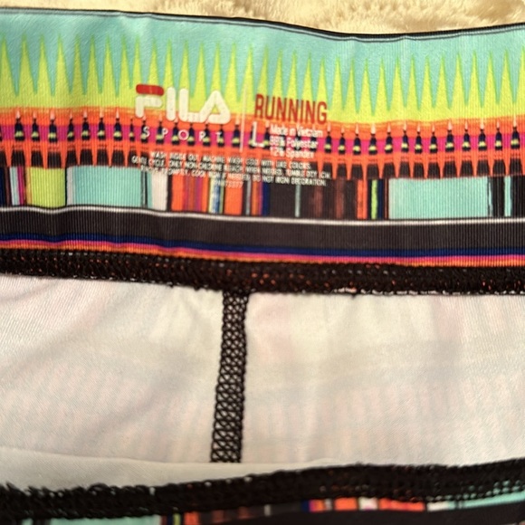 Colorful Fila Geometric Leggings - Picture 3 of 8